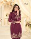 Beads By Sayuri Chinon Silk Ladies Readymade Suits Wholesale Market In Surat
